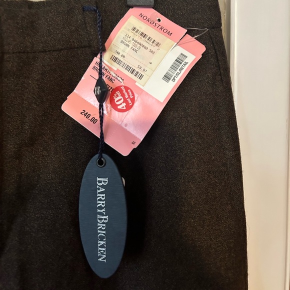 Vintage 1980 1990 brown trousers pants - new with tags - Picture 3 of 5